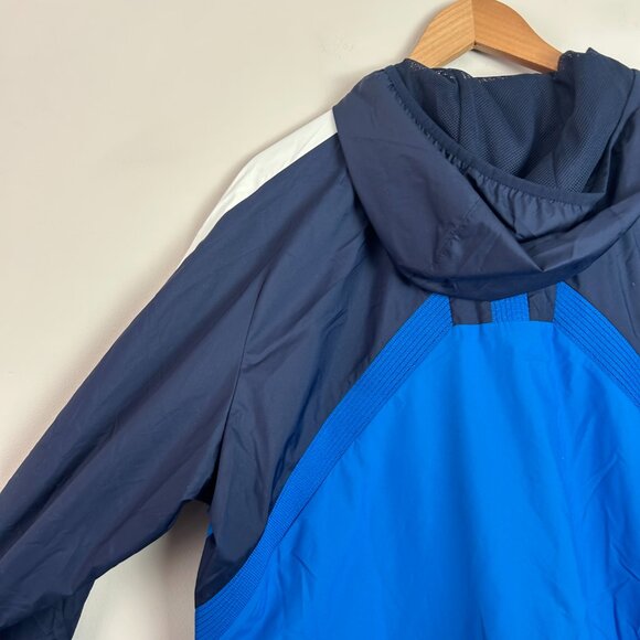 NWT Puma Jacket Mens XL Strong Blue Power Vent Windbreaker Full Zip Hoodie - Picture 7 of 8